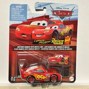Disney Pixar Cars - Lightning McQueen with Rust-eze Sign
